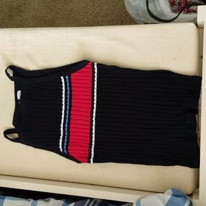 H & M divided size small front striped shirt